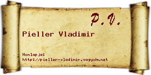 Pieller Vladimir névjegykártya